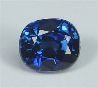 GIA Cert. 1.04 ct. Untreated Royal Blue Sapphire -BURMA