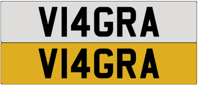 VI4GRA Registration Plate