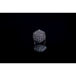 Graff 4.3ct VS1-2 brilliant cut natural diamond 18K White Gold ring