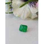 AGI Certified Quartz Gemstone - 8.42 Cts - Emerald Cut - Stunning colour and inclusions