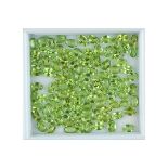 A Stunning collection IGLI Certified 46.00 Cts - 99 pieces Natural (Untreated) Peridot Gemstones