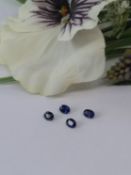 Stunning natural Blue Sapphires 0.89 Cts - 4 Pieces - VS Clarity - Oval Cut - Perfect sapphires