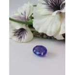 AGI Certified and Stunning 15.83 Cts Natural Tanzanite - clarity I1 - Transparent - Shape Oval