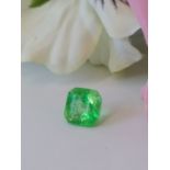 AGI Certified Quartz Gemstone - 6.35 Cts - Square Emerald Cut