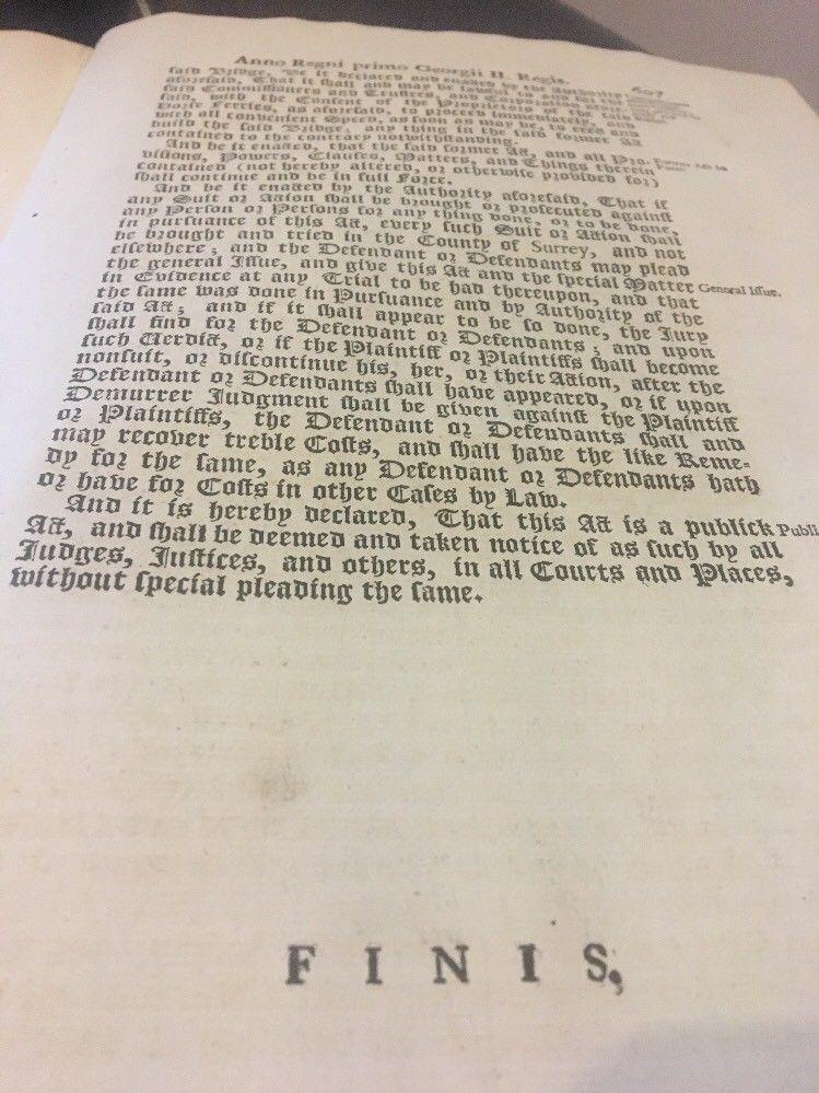 Early 18th Century Black Letter Act of Parliament King George II 1728 London - Image 5 of 5