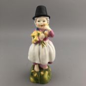 Rare Royal Worcester Porcelain Children of the Nations Figurine WALES 3103