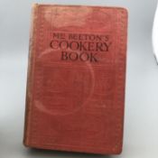 Mrs BeetonÍs Cookery Book - Red Hardback c. 1911 - Antique Recipe Book