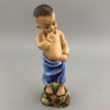 Rare Royal Worcester Porcelain Children of the Nations Figurine BURMA 3068