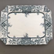 Antique Art Nouveau Ceramic Art Co Ltd. Crown Pottery Alexandria Pattern Platter c1905