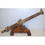 LARGE, Original, 19th Century Oriental Cast Bronze Lantaka Ship's Quater Deck Pirate Defence Cannon