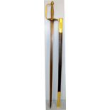 American Civil War Era Model 1840 NCO’s Sword With Scabbard.