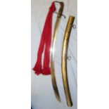 ORIGINAL NAPOLEONIC WARS ERA British Georgian 1796 Pattern Officer’s Cavalry Sabre Marked ‘B77’