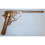VERY RARE, ALL MATCHING NUMBERS, British 1921-1930 Lincoln Jeffries 'Lincoln' .177 Calibre Pistol