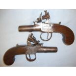 Quality 1806-1849 Flintlock Pocket Pistols With .47" Calibre Screw Off Barrels