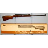 MINT, Boxed, Post 1975 Webley Osprey .22 Calibre Side Lever Air Rifle With Accessories.
