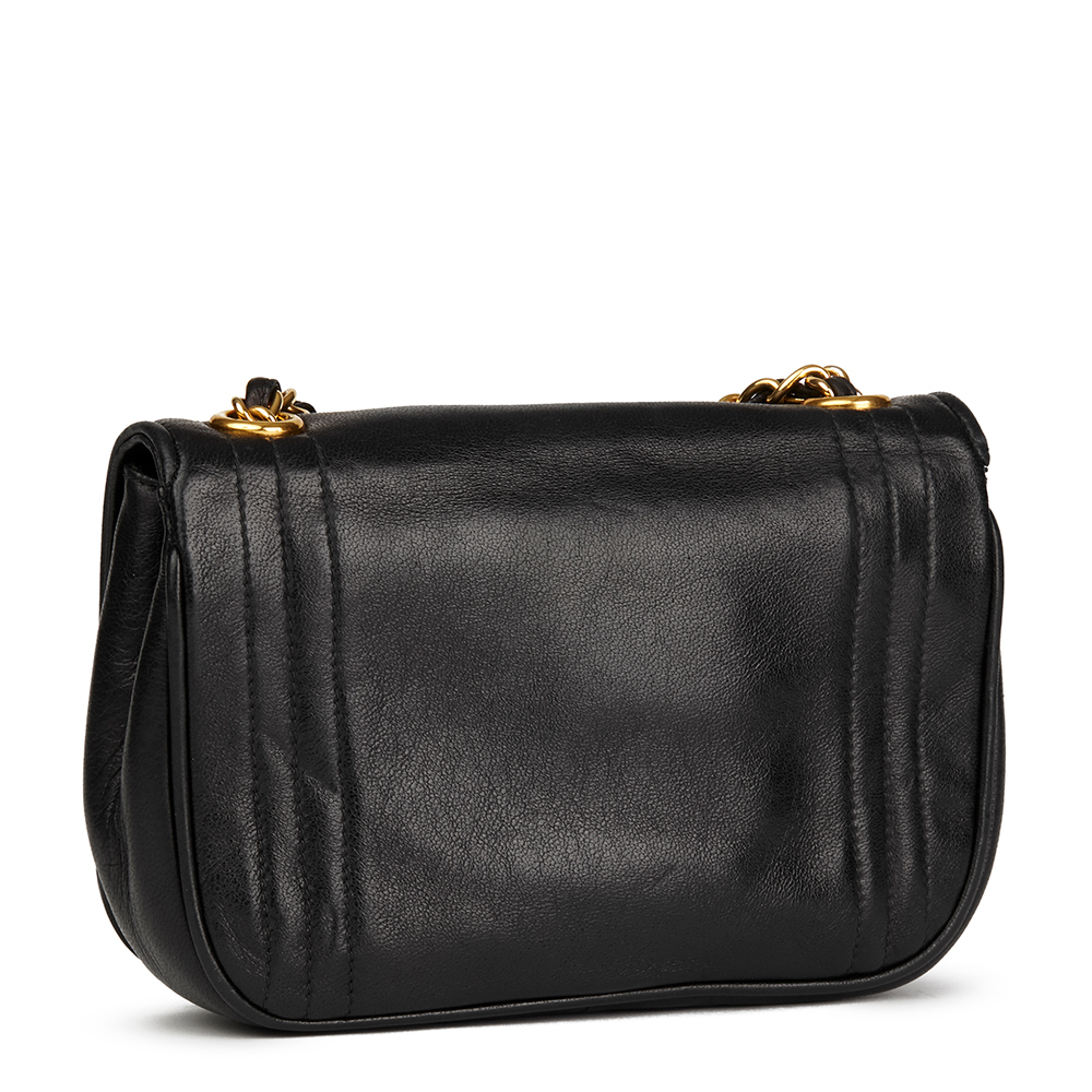 Black Lambskin Vintage Timeless Mini Flap Bag - Image 4 of 9