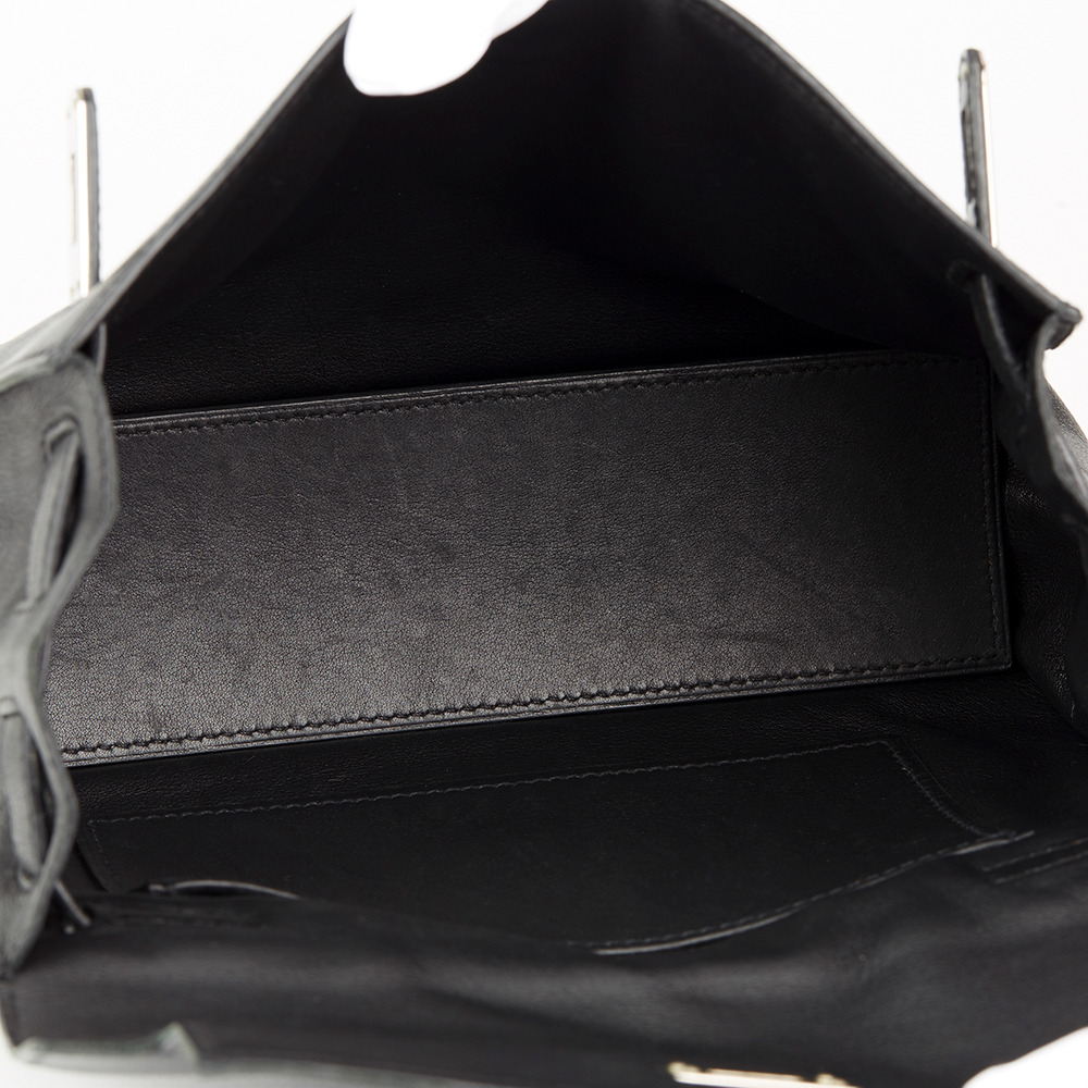 Hermès Black Swift Leather Kelly Danse - Image 9 of 10