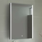 (T212) 700x500mm Denver Illuminated LED Mirror - Switch Control. RRP £349.99.Energy efficient LED