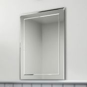 (O89) 500x700mm Bevel Mirror. RRP £69.99. Smooth beveled edge for additional safety and style