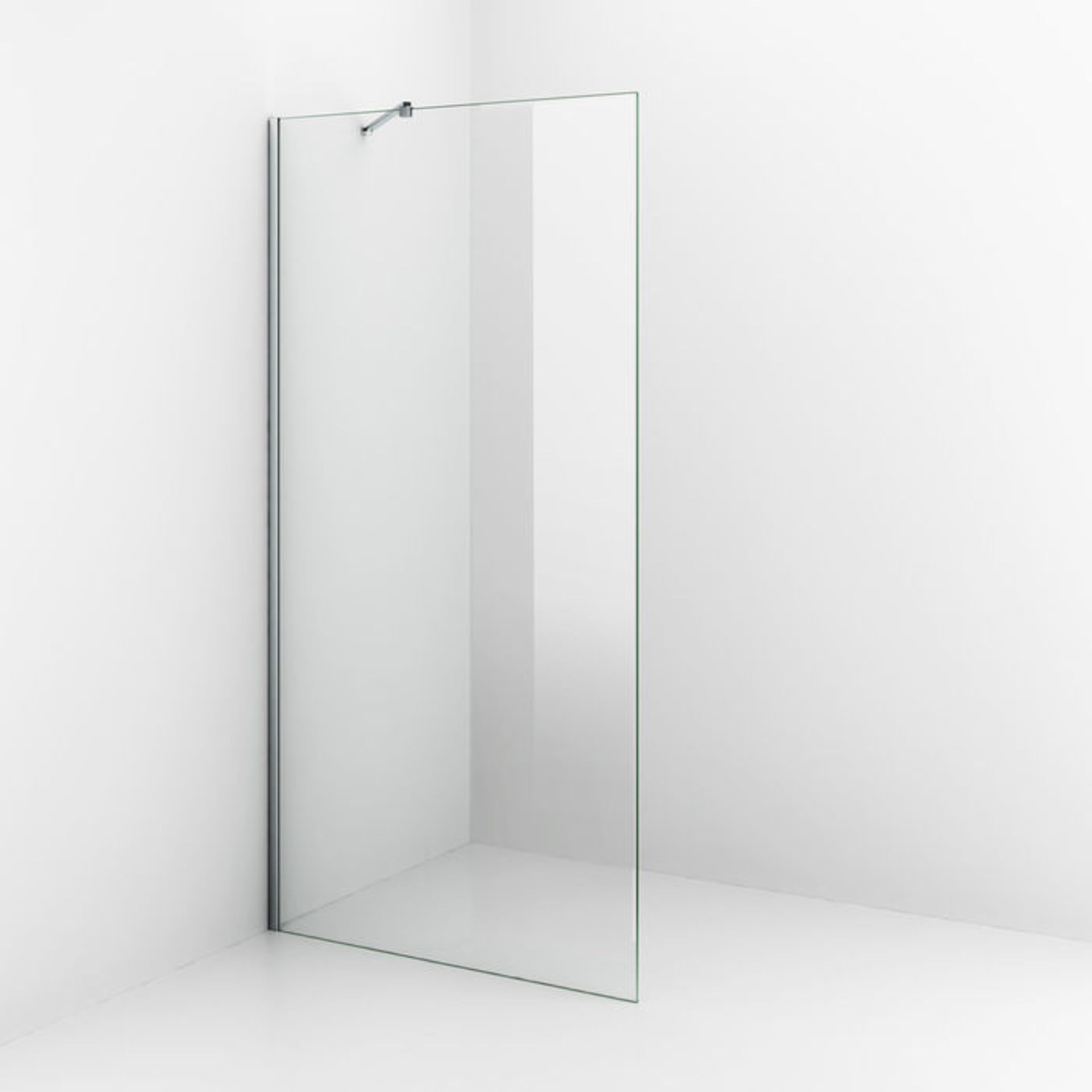 (ZA98) 1200mm - 8mm - Premium EasyClean Wetroom Panel 8mm EasyClean glass - Our glass has water- - Image 4 of 4