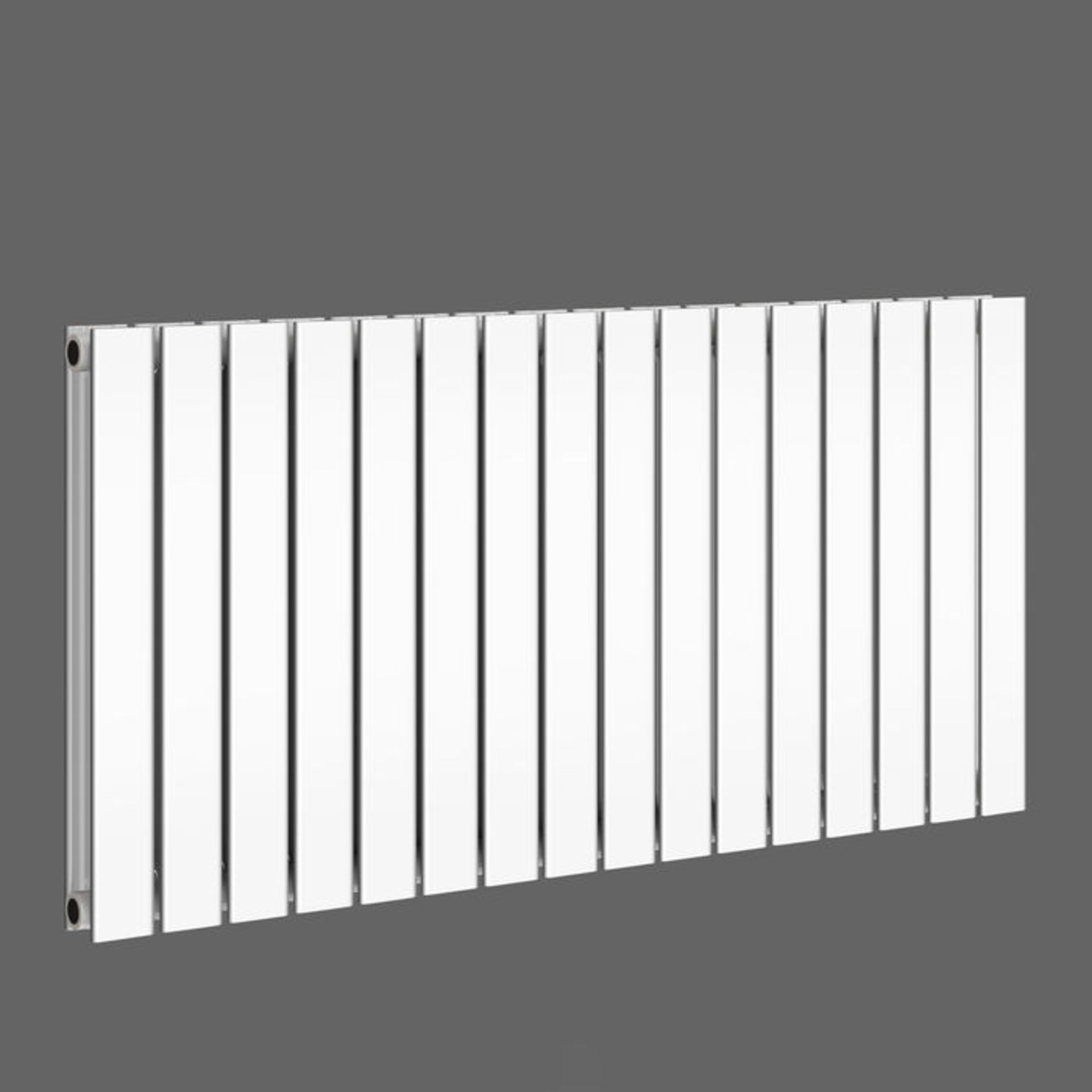 (GR46) 600x1210mm Gloss White Double Flat Panel Horizontal Radiator - Premium RRP £318.99 Made - Image 6 of 6