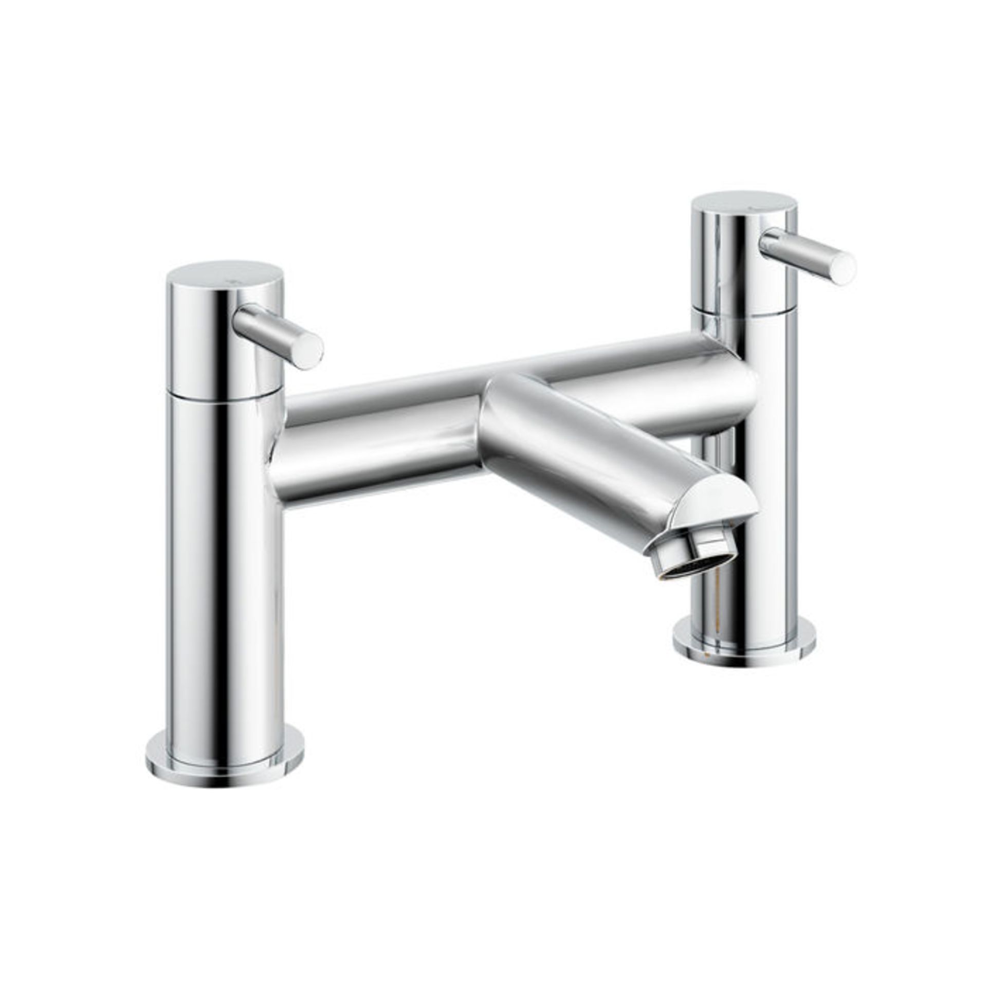 (AA65) Gladstone II Bath Filler Mixer Tap Chrome Plated Solid Brass 1/4 turn solid brass valve - Image 2 of 2