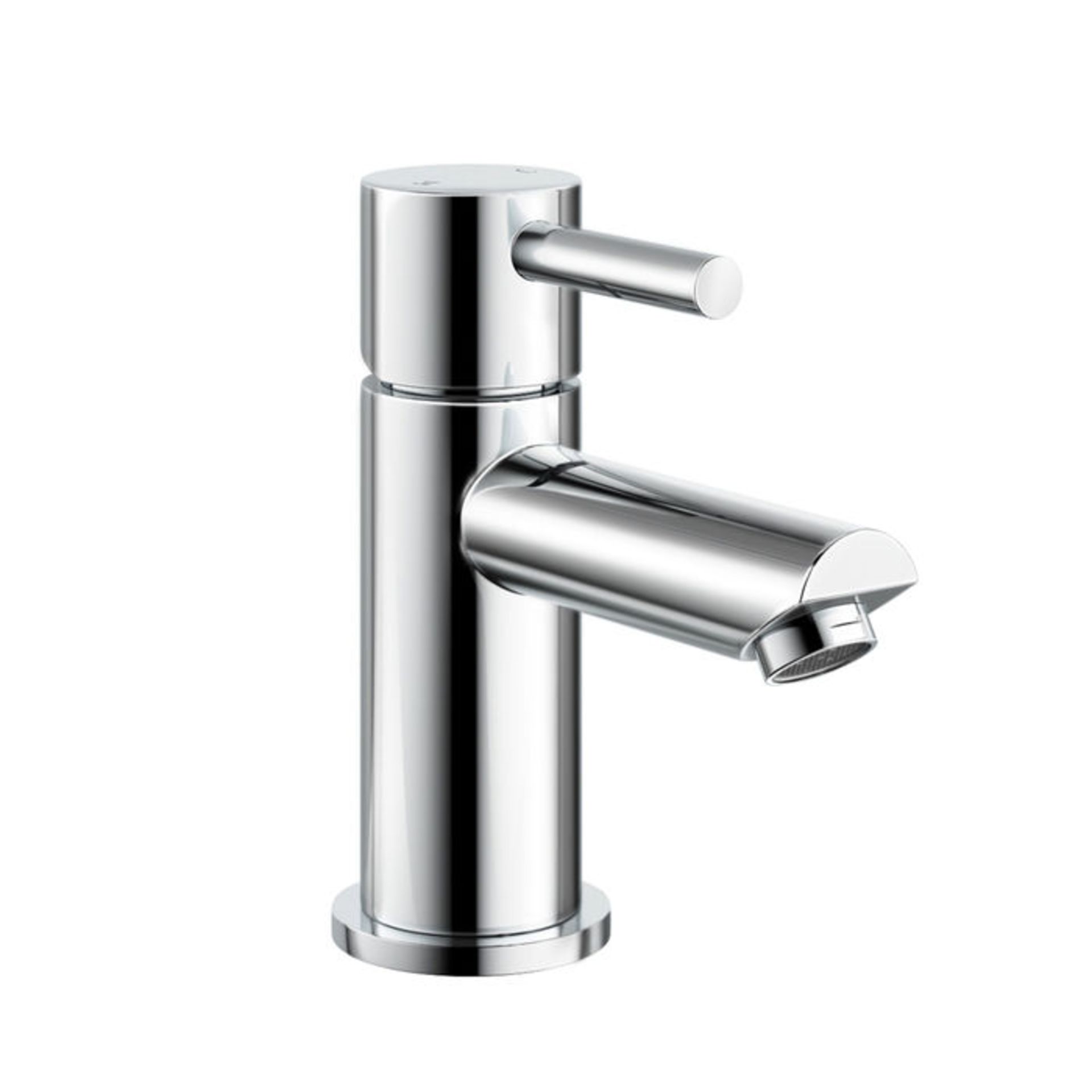 (GR89) Gladstone II Cloakroom Basin Mixer Tap. Chrome plated solid brass 26mm mixer cartridge