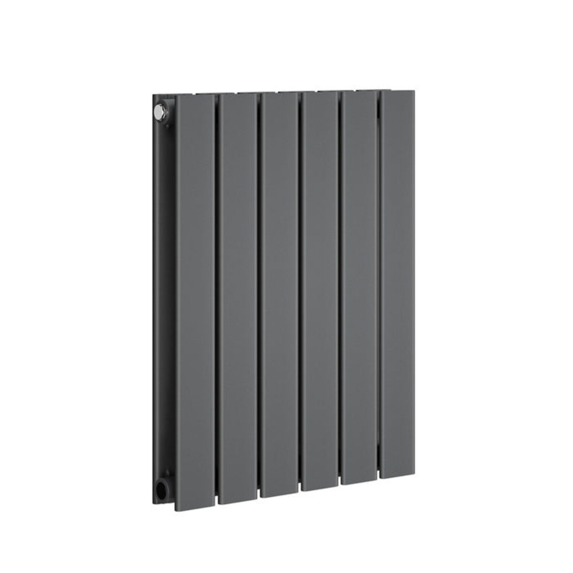 (PO11) 600x456mm Anthracite Double Flat Panel Horizontal Radiator. RRP £299.99.Engineered under - Image 5 of 5