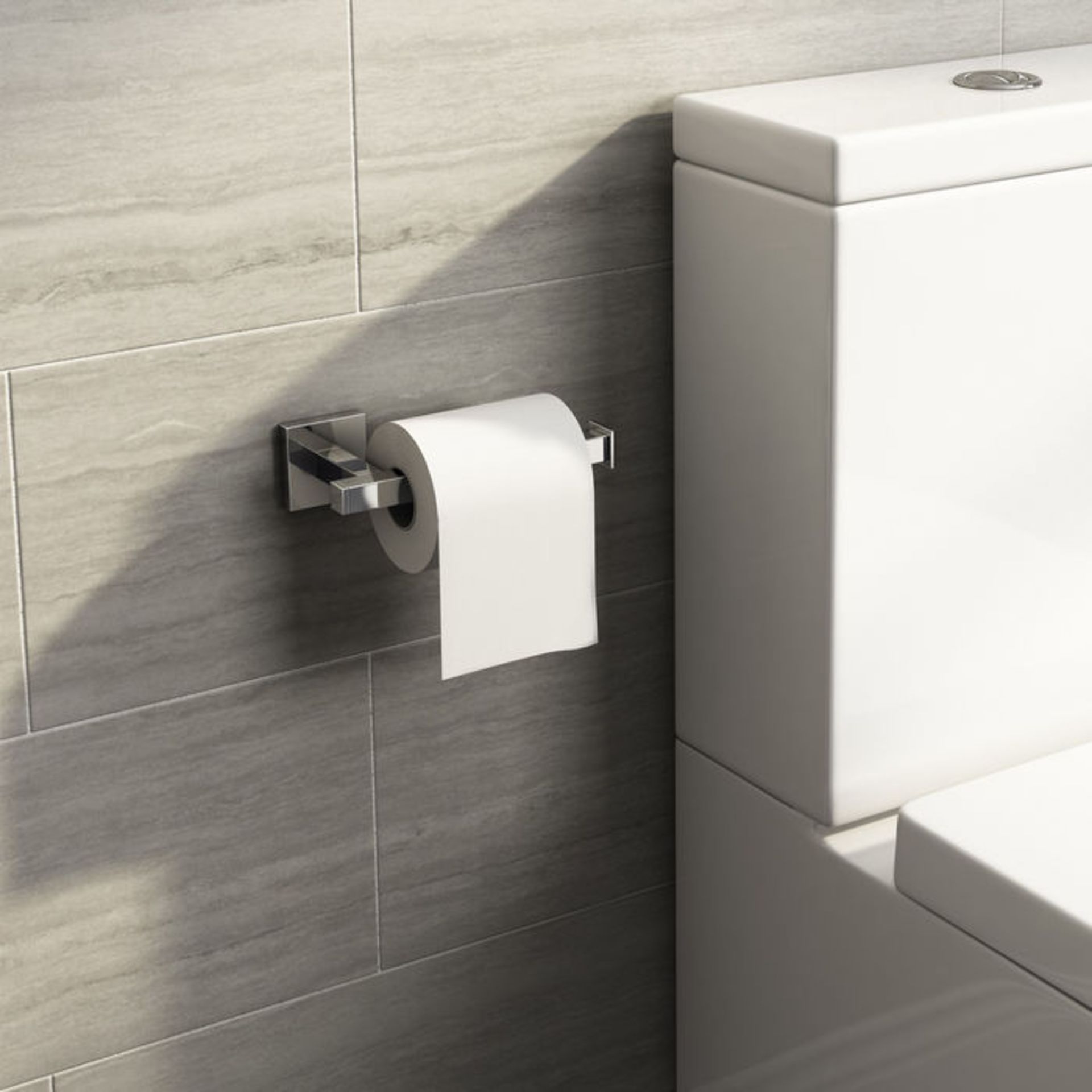 (PA32) Jesmond Toilet Roll Holder Finishes your bathroom with a little extra functionality and style - Image 2 of 3