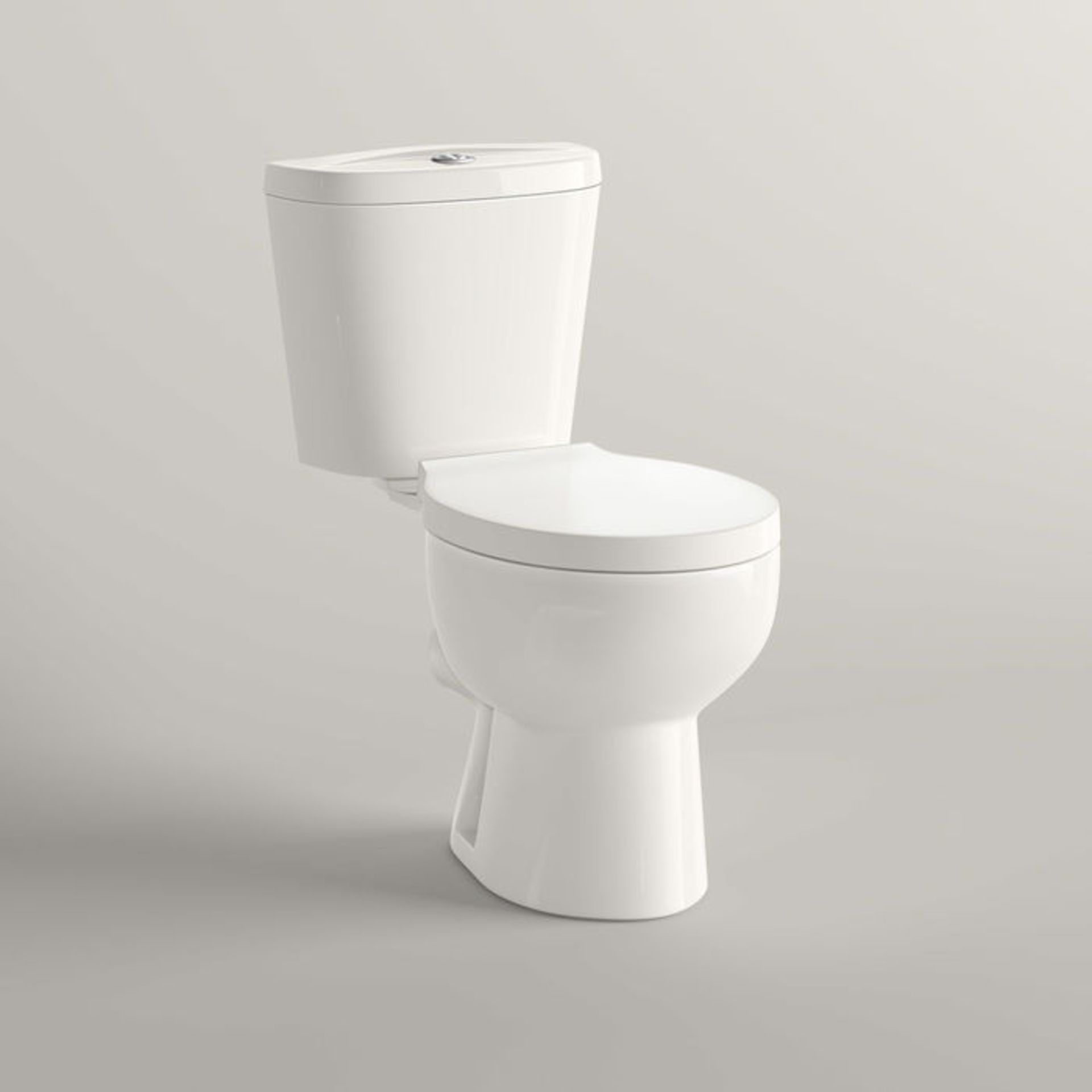 (AH26) Quartz Close Coupled Toilet. We love this because it is simply great value! Made from White - Image 2 of 4