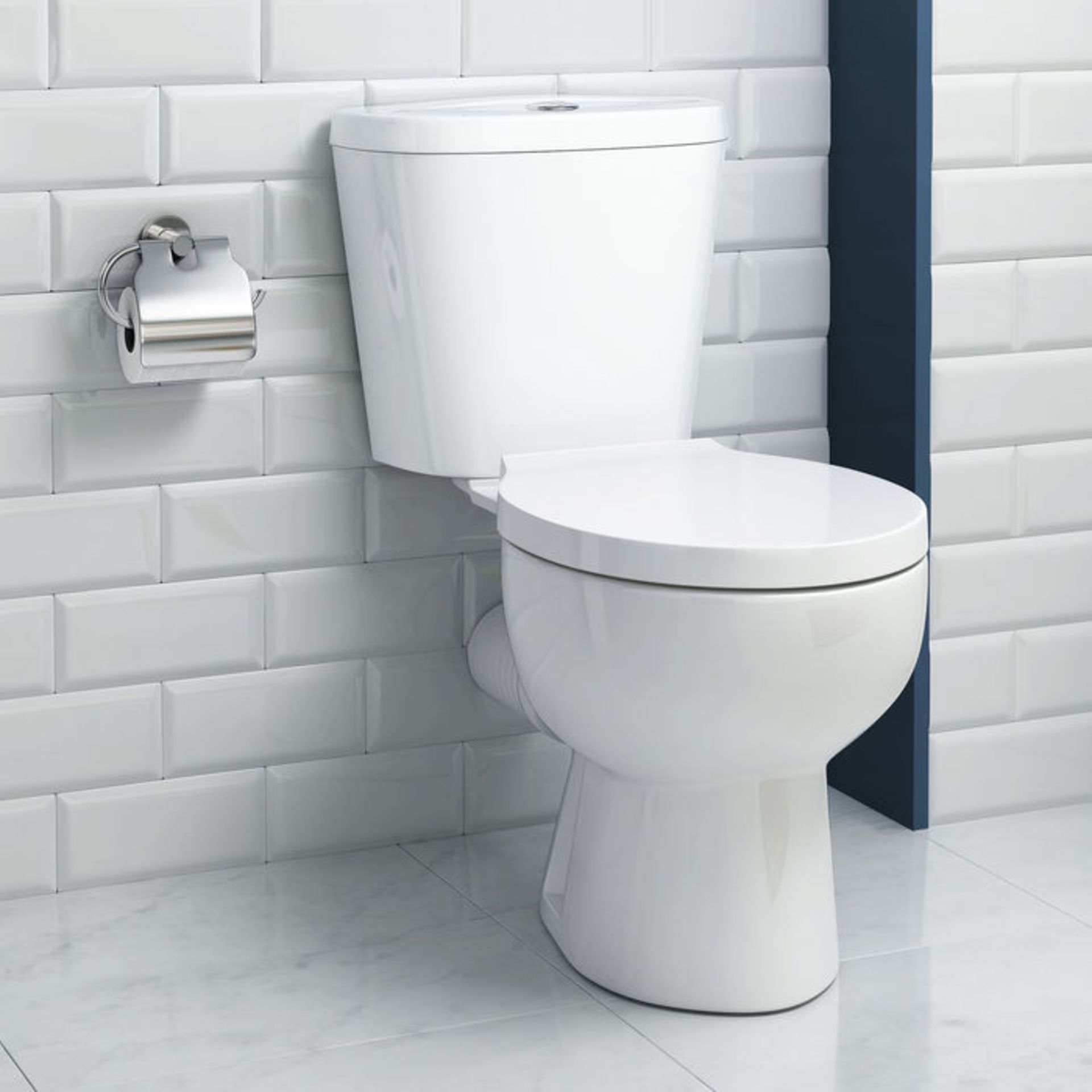 (AH26) Quartz Close Coupled Toilet. We love this because it is simply great value! Made from White - Image 4 of 4