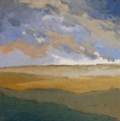 Dancing on the Horizon (2017) Original landscape oil painting on linen