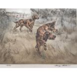 Henry Wilkinson Fl 1907-1908, Exhibited R.A. L, Ltd ed signed print Red Setters Dogs