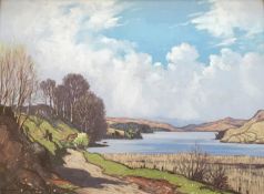 William Douglas Macleod 1892-1963 Exhibited R.S.A, G.I Pastel Loch Aoich