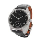 IWC Portuguese Hand Wound Eight Days 43mm Stainless Steel - IW510202