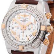 Breitling Chronomat Diamond Stainless Steel & 18K Rose Gold - IB011053/A693