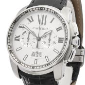 Cartier Calibre Chronograph Stainless Steel - W7100046