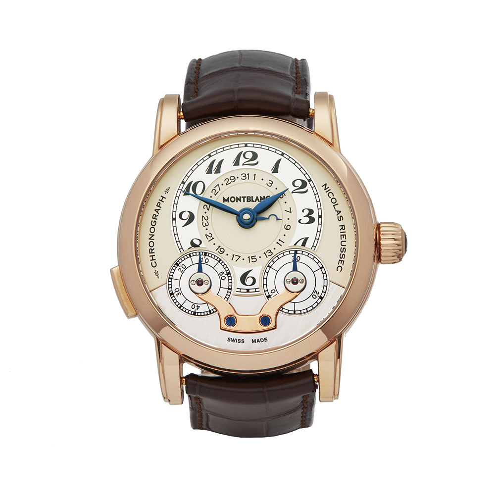 Montblanc Nicolas Rieussec Chronograph 18K Rose Gold - 102334 - Image 3 of 8