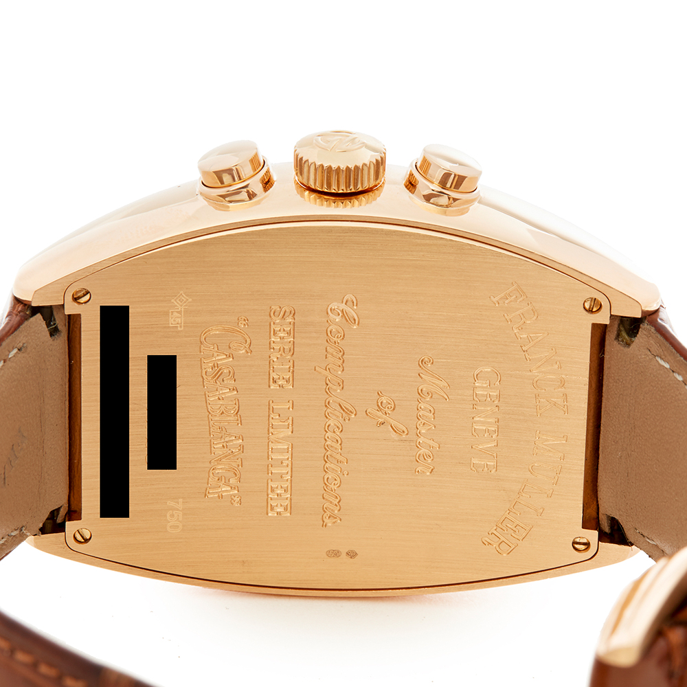 Franck Muller Casablanca 18K Rose Gold - 8883C CC DT - Image 7 of 7