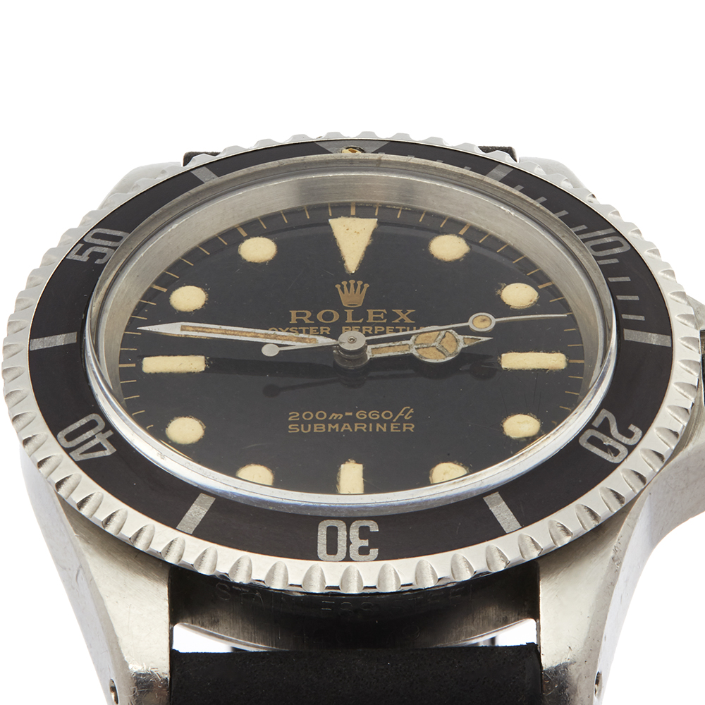 Rolex Submariner Gilt Gloss Meters First 5 Ticks Dial Stainless Steel - 5513 - Image 3 of 10