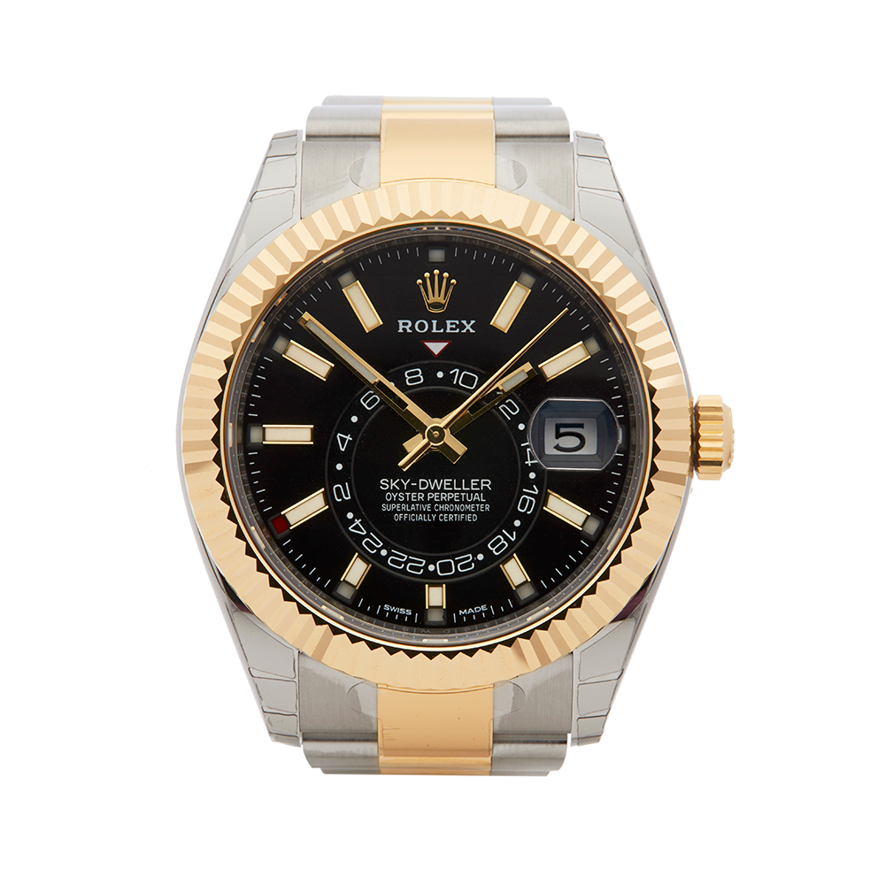 Rolex Skydweller Stainless Steel & 18K Yellow Gold - 326933 - Image 2 of 6