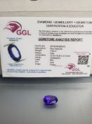 7.65 ct Oval cut natural Sapphire
