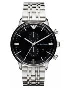 BRAND NEW GENTS EMPORIO ARMANI WATCH AR0389, COMPLETE WITH ORIGINAL PACKAGING AND MANUAL - FREE
