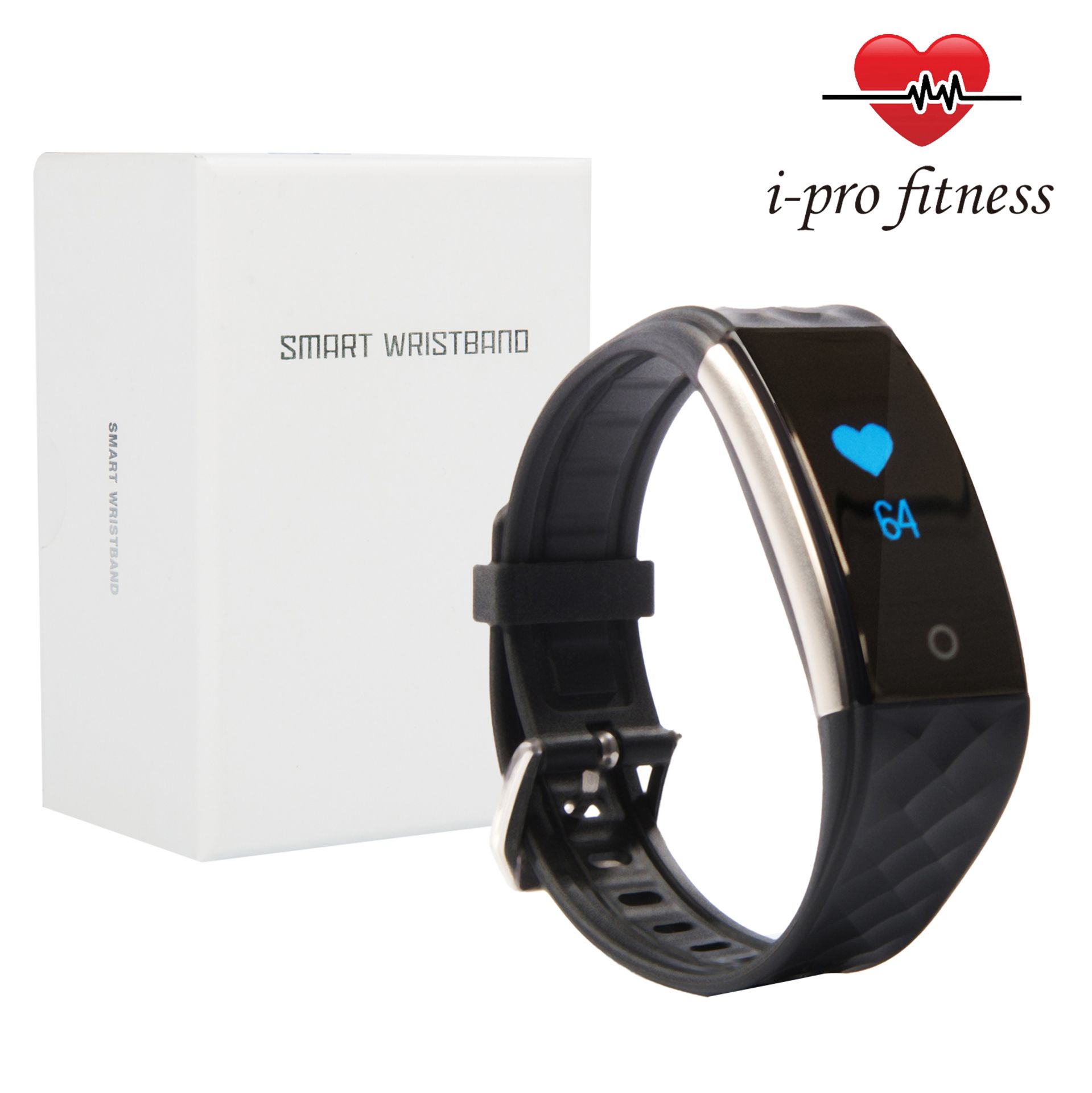 i-Pro S2 Waterproof Fitness Tracker With Heart Rate Monitor, Sleep Tracker App And Calorie Counter - Image 2 of 7
