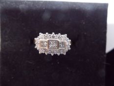 18CT Gold Diamond ring