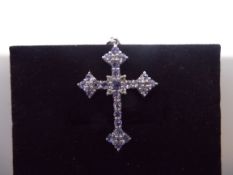 Tanzanite cross