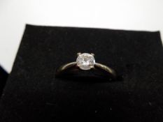 9CT Gold solitaire ring