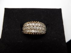 10CT Gold Diamond ring