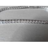 4.50ct Diamond tennis bracelet set with brilliant cut diamonds of I colour, si2 clarity. All set