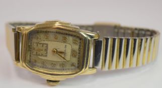 Wittnauer Ladies Gold Plated Vintage Watch